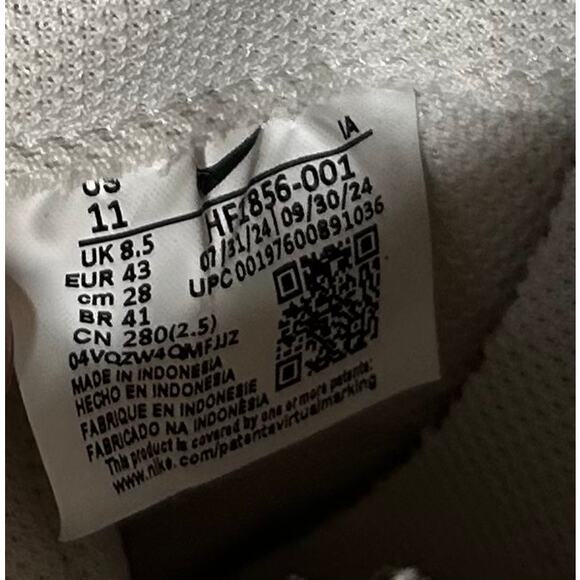 Nike Waffle Debut Leopard Swoosh Sneakers White Tan Platform Womens Size 11 - Picture 8 of 8